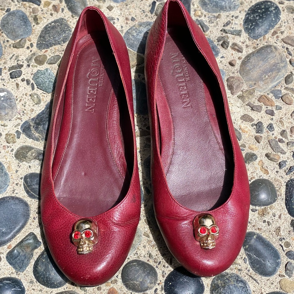 Alexander McQueen ballet flats.